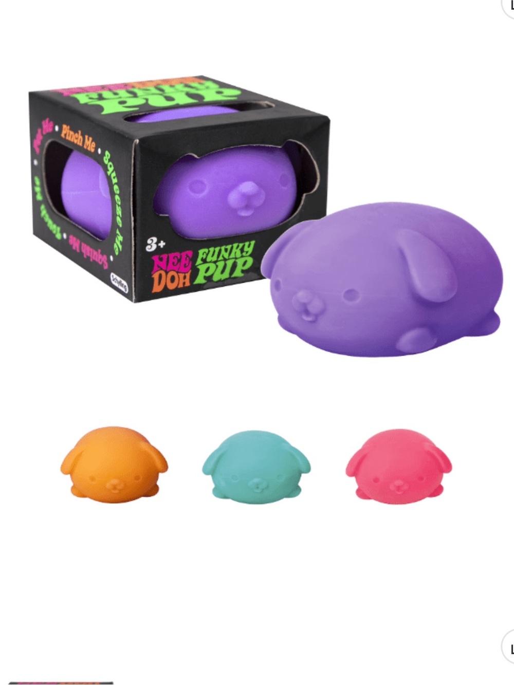 AUTHENTIC NEEDOH Funky Pup Soft Squeeze 2 Available